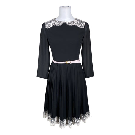 Unisex Ted Baker - Schiffon dress, size 34 - Black ()