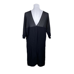 Unisex by Malene Birger - Schiffon dress, size 34 - Black (3)