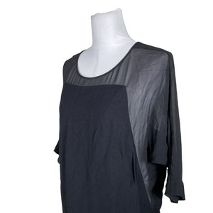 Unisex by Malene Birger - Schiffon dress, size 34 - Black (2)