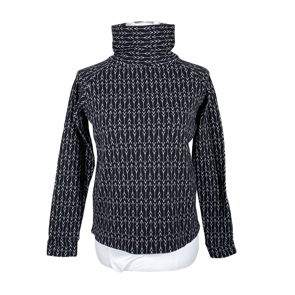 Unisex Nouki - Tricot shirt, size 36 - Black (1)