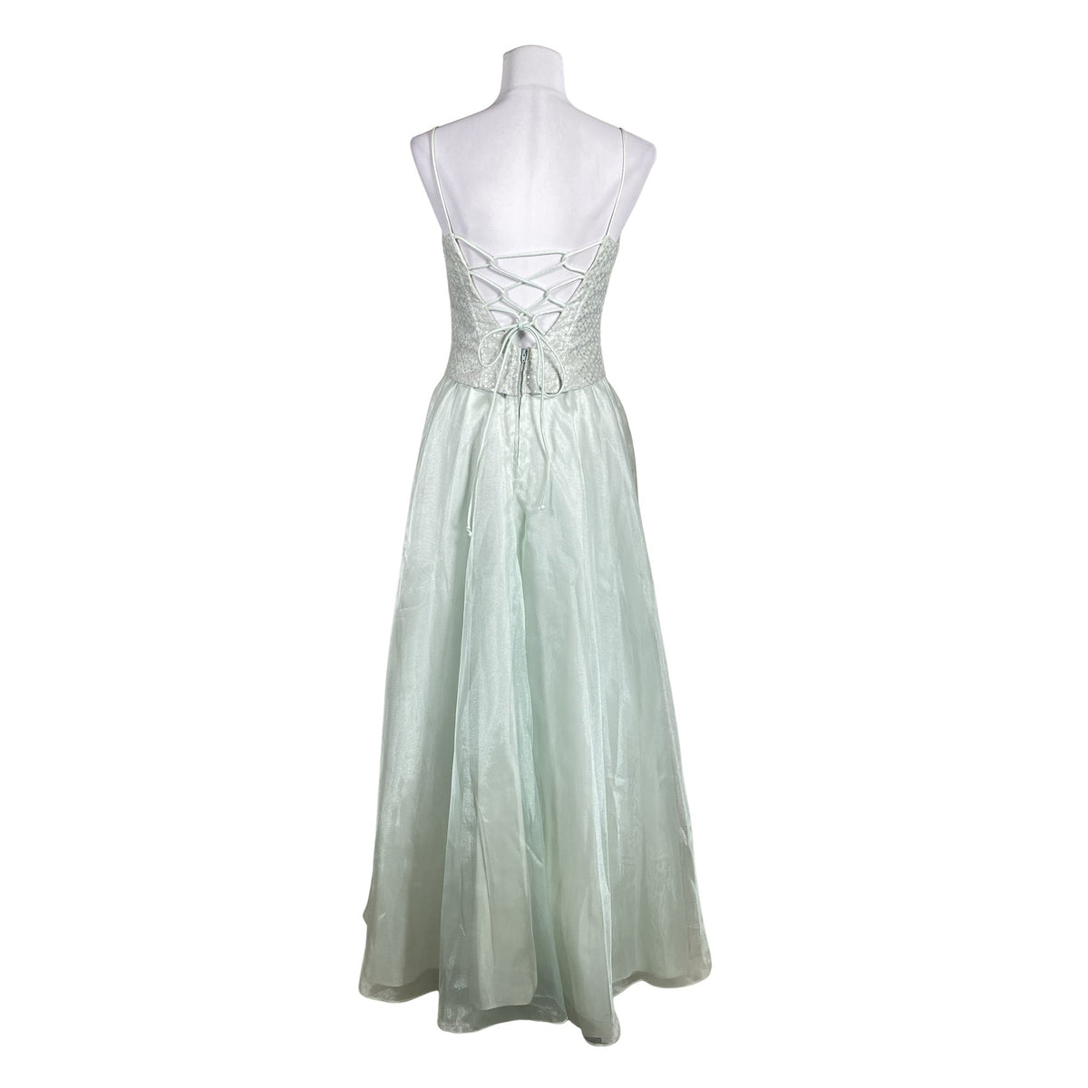Unisex Morgan & Co - Maxi dress, size 38 - Green (2)