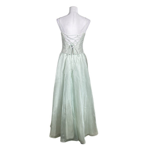 Unisex Morgan & Co - Maxi dress, size 38 - Green (2)