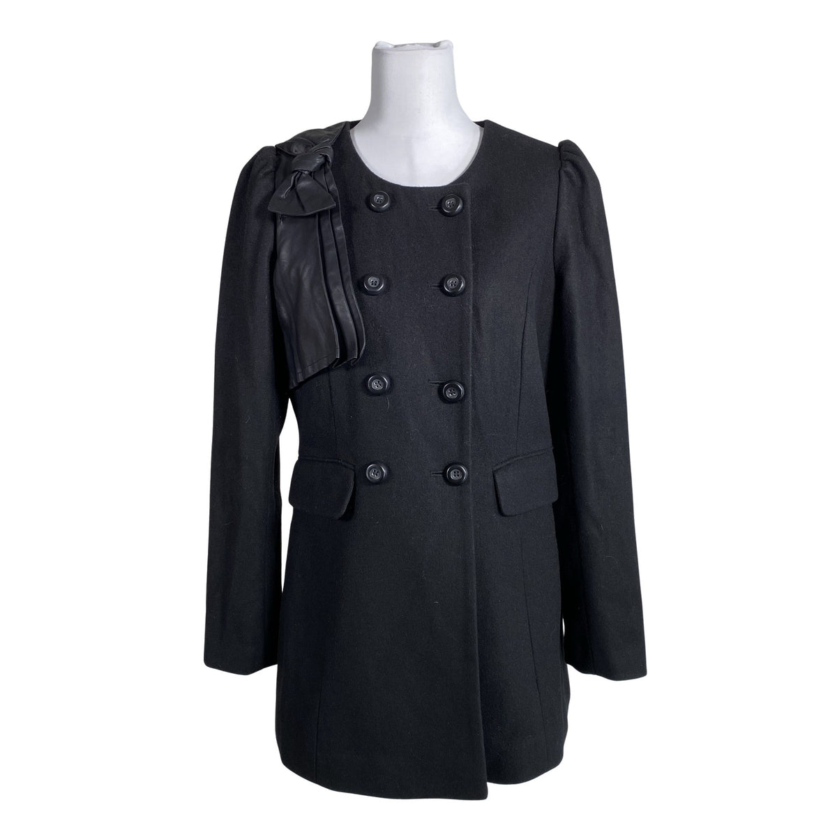 Unisex Morgan - Wool coat, size 40 - Black (1)