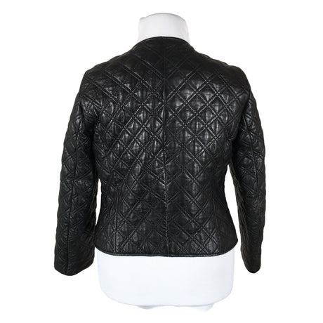 Unisex Basic Apparel - Leather jacket, size 42 - Black (2)