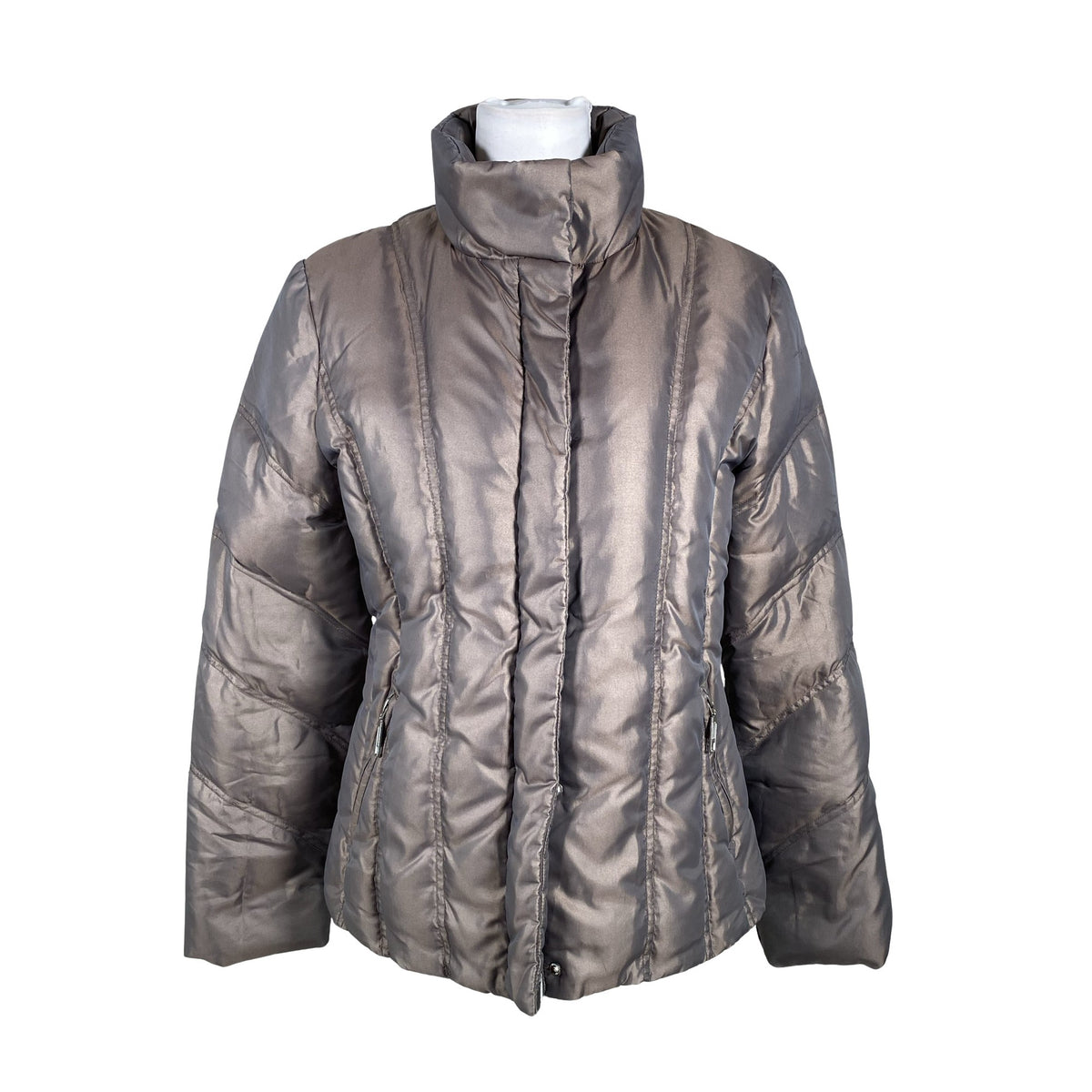 Unisex Global - Down jacket, size 38 - Brown (1)