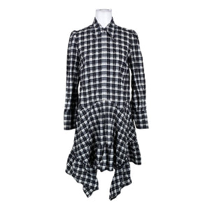 Unisex Ganni - Schiffon dress, size 38 - Black (1)