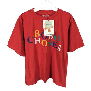 Unisex Bobo Choses - T-shirt, size 128 - 134 - Red (1)