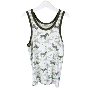 Unisex Joha - Tricot tank top, size 134 - 140 - White (1)