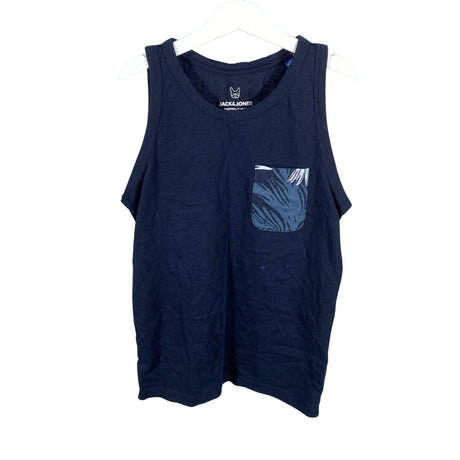 Unisex Jack & Jones - Sleeveless shirt, size 146 - 152 - Blue ()