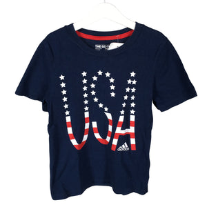 Unisex Adidas - T-shirt, size 122 - 128 - Blue (2)