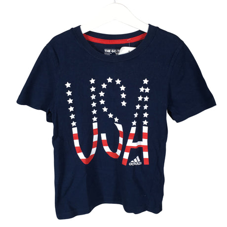 Unisex Adidas - T-shirt, size 122 - 128 - Blue (2)