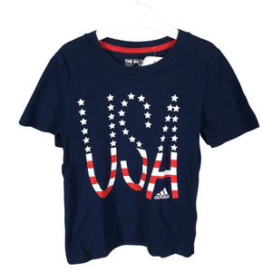 Unisex Adidas - T-shirt, size 122 - 128 - Blue (1)