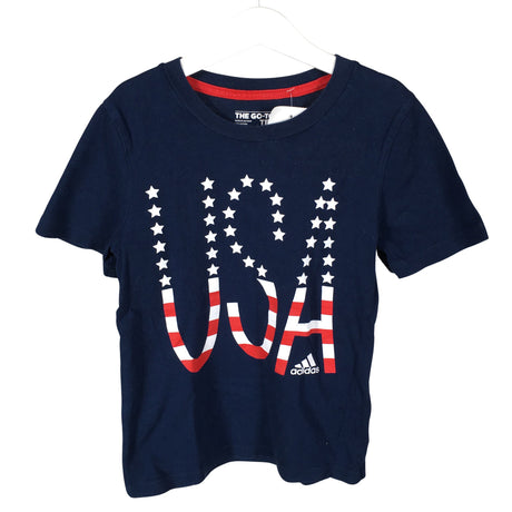 Unisex Adidas - T-shirt, size 122 - 128 - Blue ()