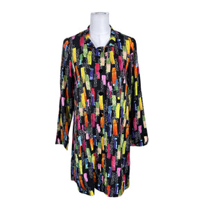 Unisex Aino - Schiffon dress, size 36 - Black (1)