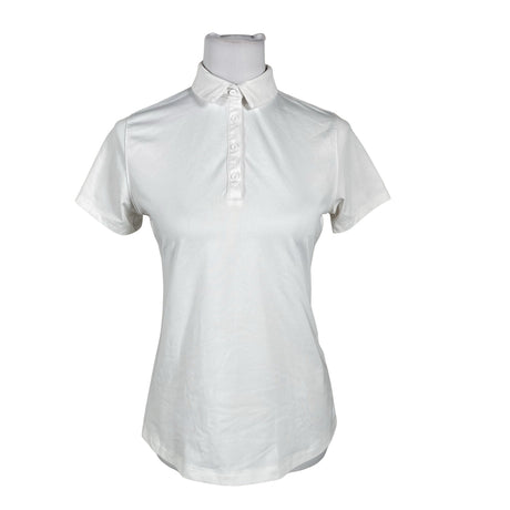 Unisex Under Armour - Sports shirt, short sleeve, size 36 - White ()