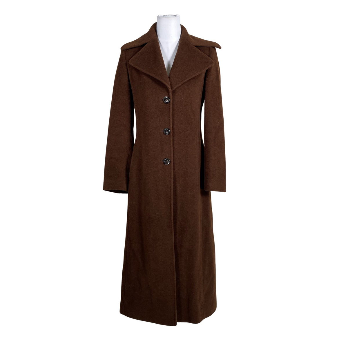 Unisex Stella Blu - Wool coat, size 36 - Brown (1)
