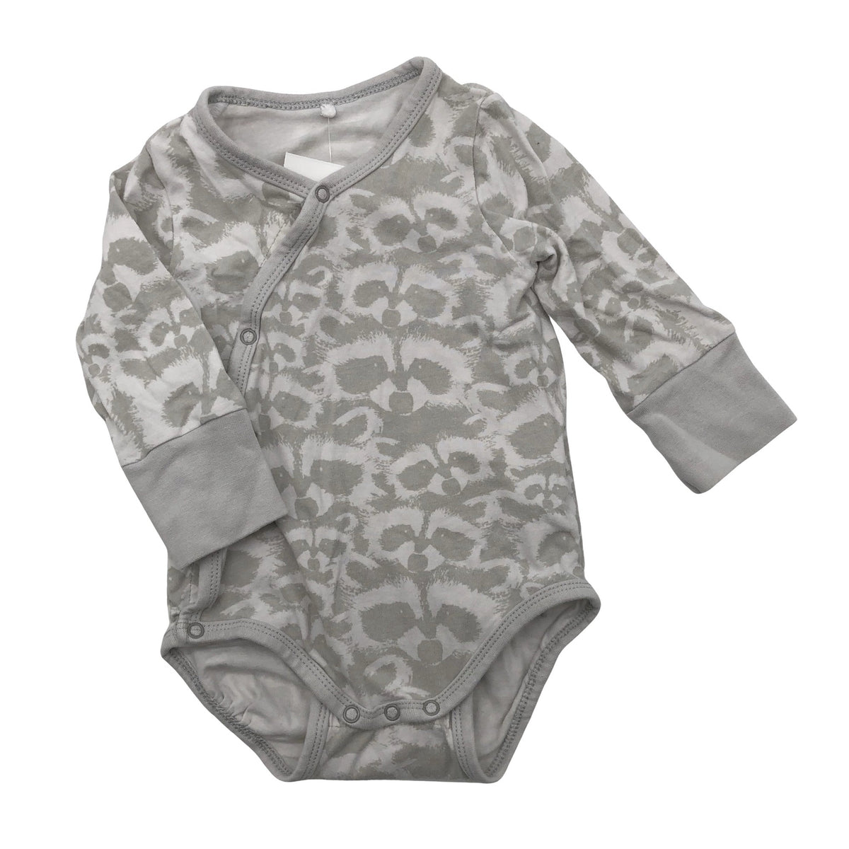 Unisex Finlayson - Wrap bodysuit, size 62 - 68 - White (1)