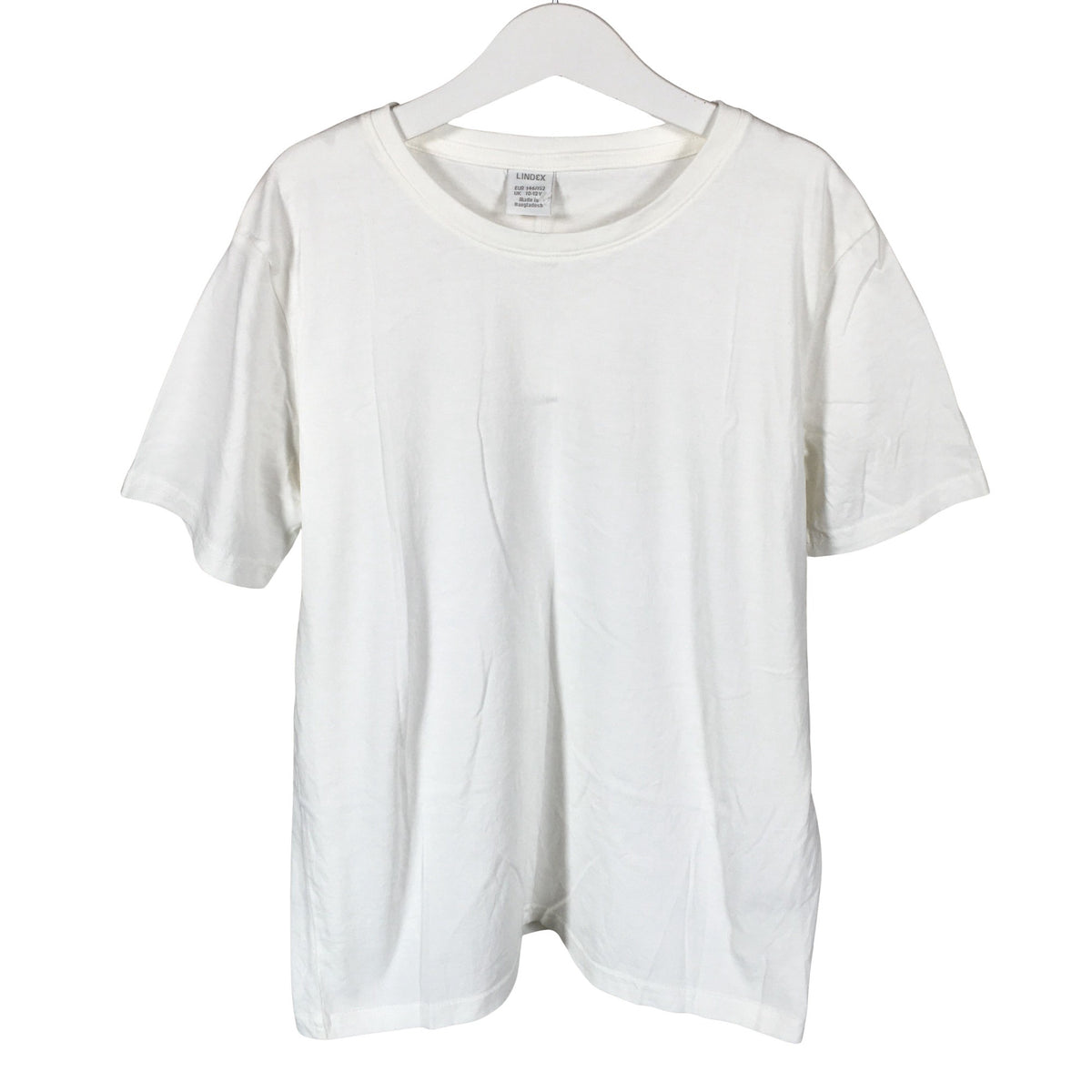 Unisex Lindex - T-shirt, size 146 - 152 - White (1)