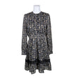 Unisex Rue de Femme - Schiffon dress, size 36 - Black ()