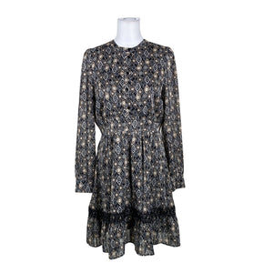 Unisex Rue de Femme - Schiffon dress, size 36 - Black (1)