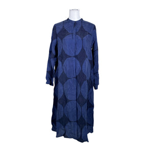 Unisex Marimekko - Schiffon dress, size 40 - Blue (1)