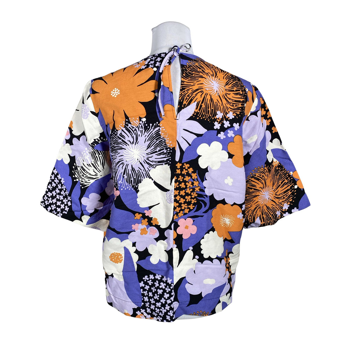 Unisex Marimekko - Short-sleeved blouse, size 38 - Violet (3)