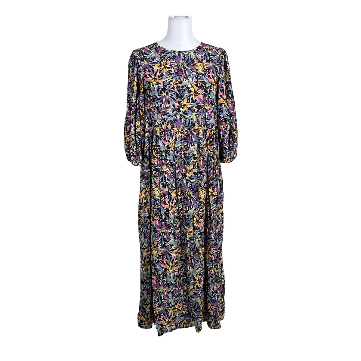 Unisex Metsola - Schiffon dress, size 40 - Black (1)