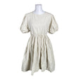 Unisex Handmade - Schiffon dress, size 36 - Beige ()