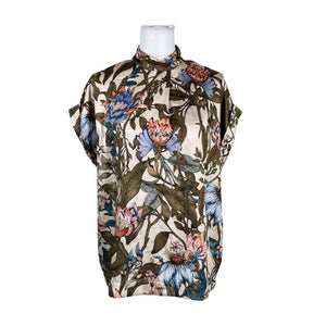 Unisex Dante 6 - Short-sleeved blouse, size 40 - Beige (1)