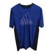 Unisex Adidas - Sports shirt, short sleeve, size 170 - 176 - Blue ()