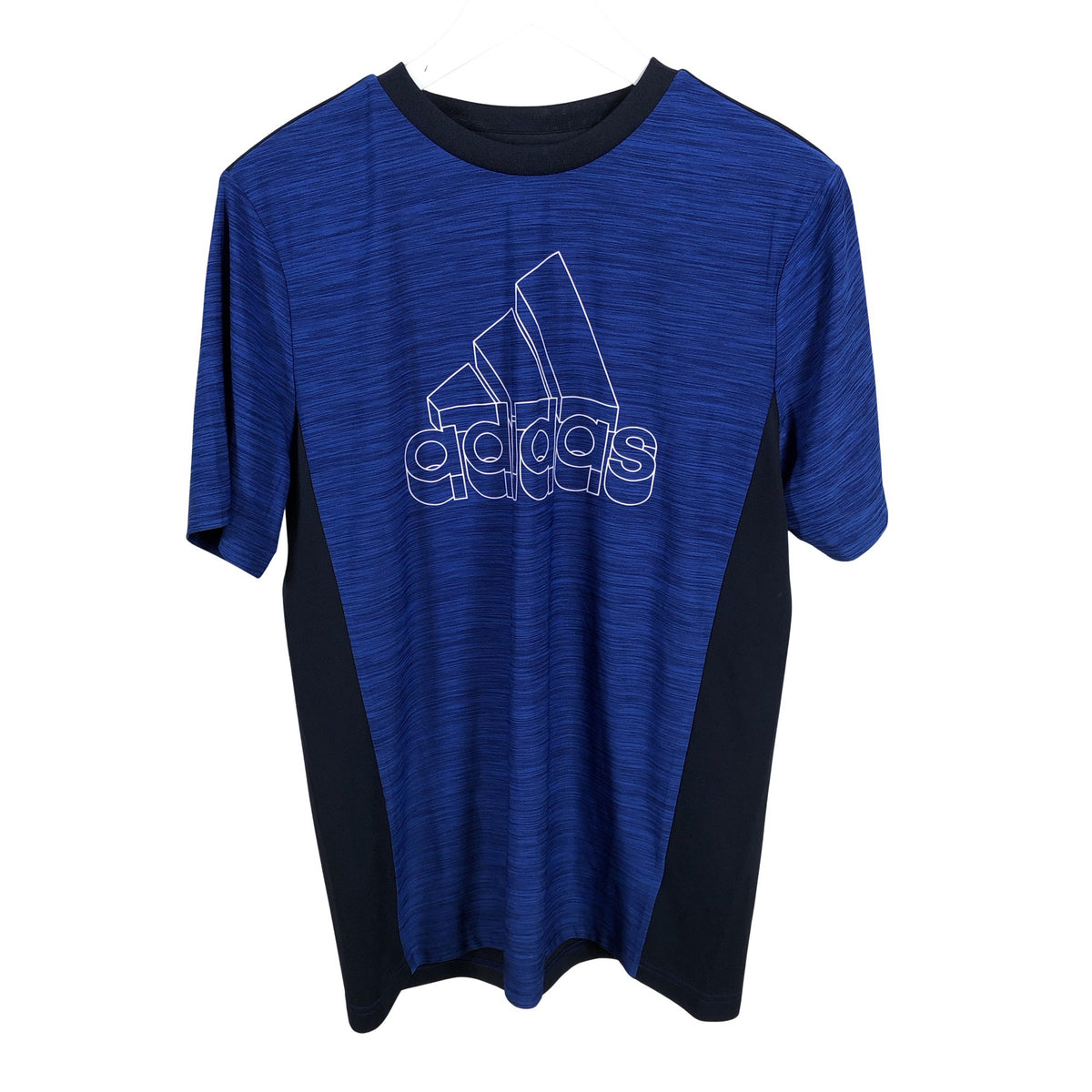 Unisex Adidas - Sports shirt, short sleeve, size 170 - 176 - Blue (1)