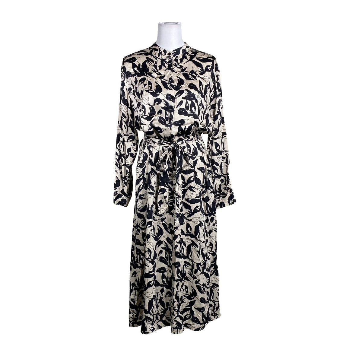Unisex Stockh lm - Schiffon dress, size 38 - Black (1)