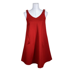 Unisex Adolfo Dominguez - Dress, size 36 - Red (1)