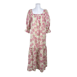 Unisex Lindex - Maxi dress, size 40 - Natural white (1)