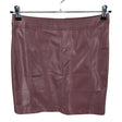 Unisex Lipsy London - Leather skirt, size 38 - Wine red ()