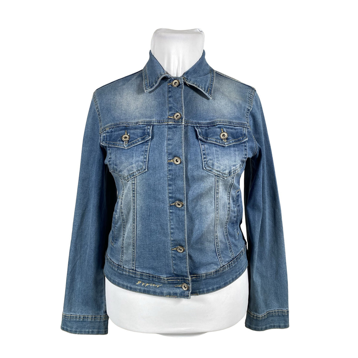 Unisex Bypias - Denim jacket, size 42 - Blue (1)