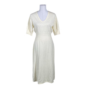 Unisex Nanso - Knit dress, size 38 - Natural white (1)