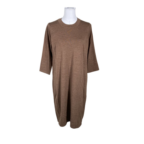 Unisex Essentials by Stockmann - Knit dress, size 38 - Brown ()