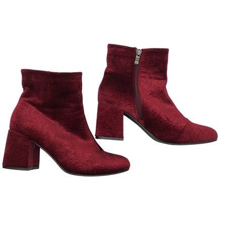 Unisex Glamorous - Ankle boots, size 36 - Wine red ()