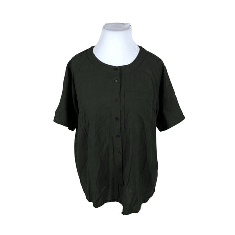 Unisex Kaffe - Short-sleeved blouse, size 44 - Green ()