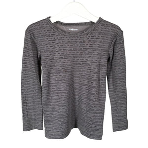Unisex POMPdeLUX - Tricot shirt, size 110 - 116 - Gray (1)