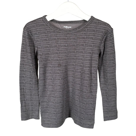 Unisex POMPdeLUX - Tricot shirt, size 110 - 116 - Gray ()