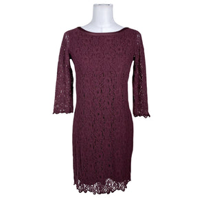 Unisex Esprit - Party dress, size 34 - Wine red (1)