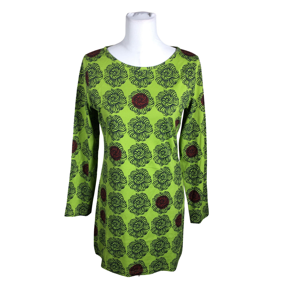 Unisex Marimekko - Tricot tunic, size 36 - Green (1)