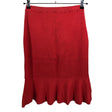 Unisex Pierre Cavallo - Knit skirt, size 36 - Red ()