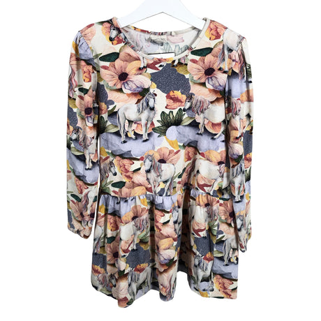 Unisex Ma-ia Family - Tricot dress, size 122 - 128 - Light pink ()