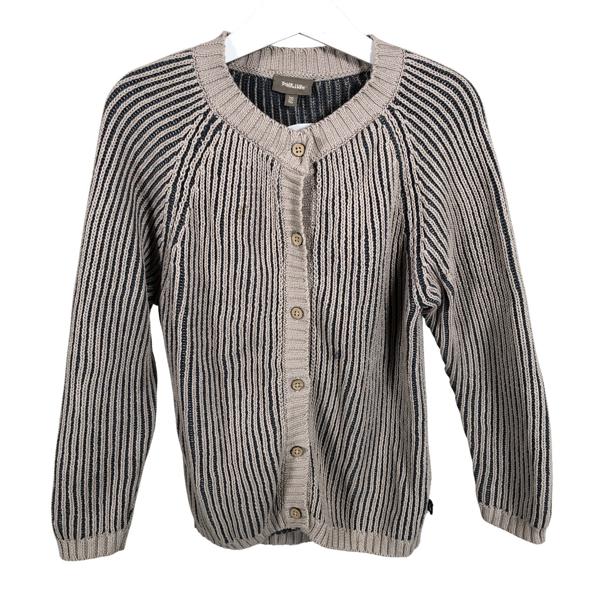 Unisex POMPdeLUX - Cardigan, size 104 - 110 - Brown (1)