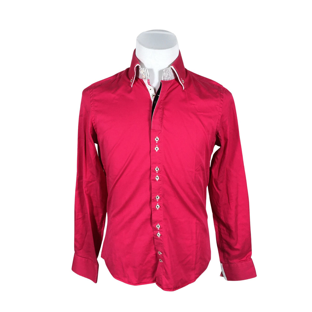 Unisex 7Camicie - Collared shirt, size M - Pink (1)