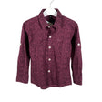 Unisex Armani Jeans - Collared shirt, size 110 - 116 - Wine red ()