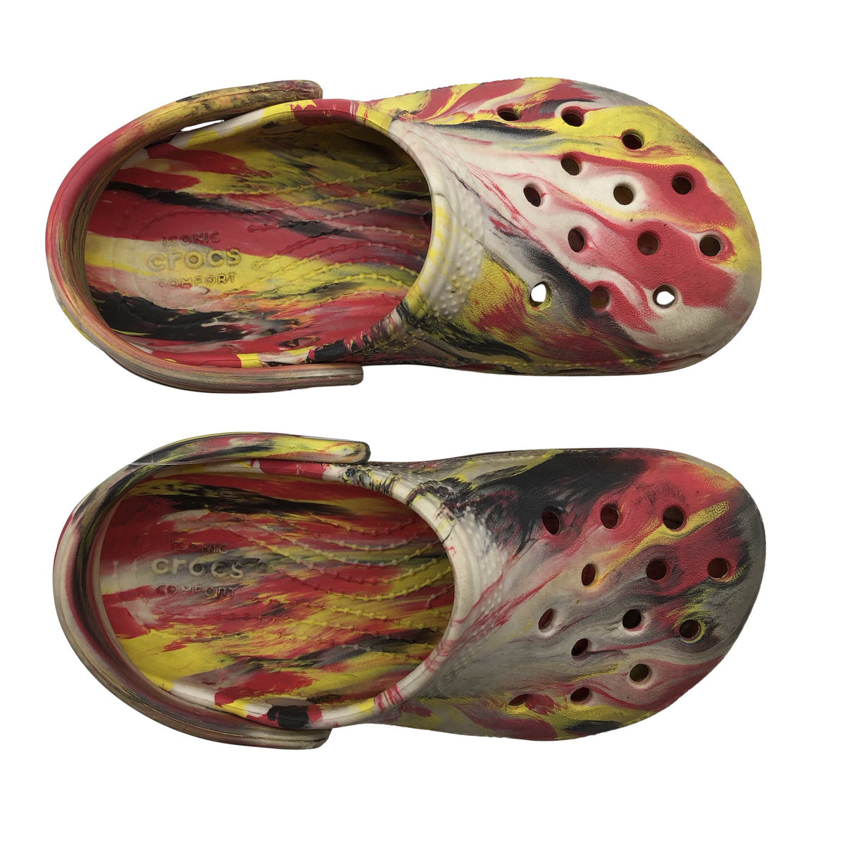 Unisex Crocs - Slip-on shoes, size 28 - Yellow (1)